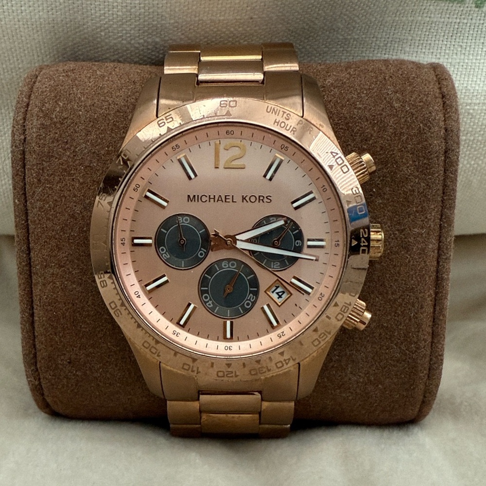 Michael Kors Rose Gold Unisex Watch